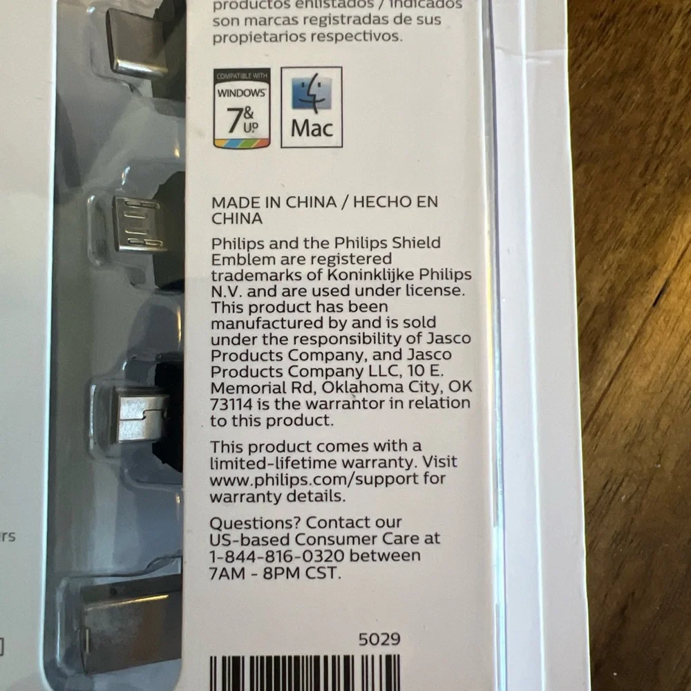 Philips Universal USB Adapter Cable Kit – New